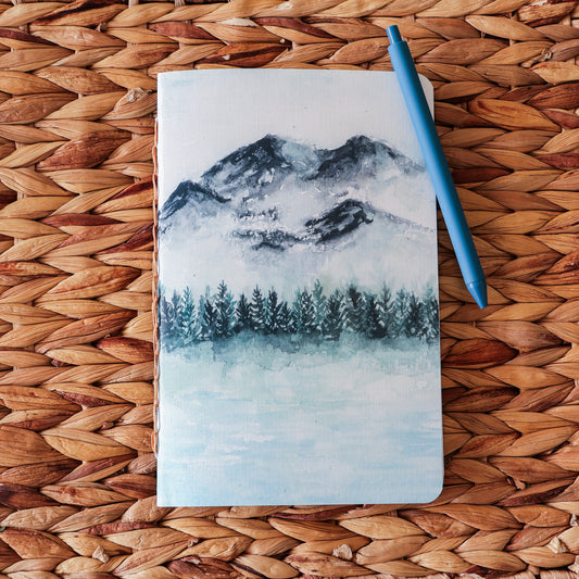 Large Softcover Notebook “With Him” Series