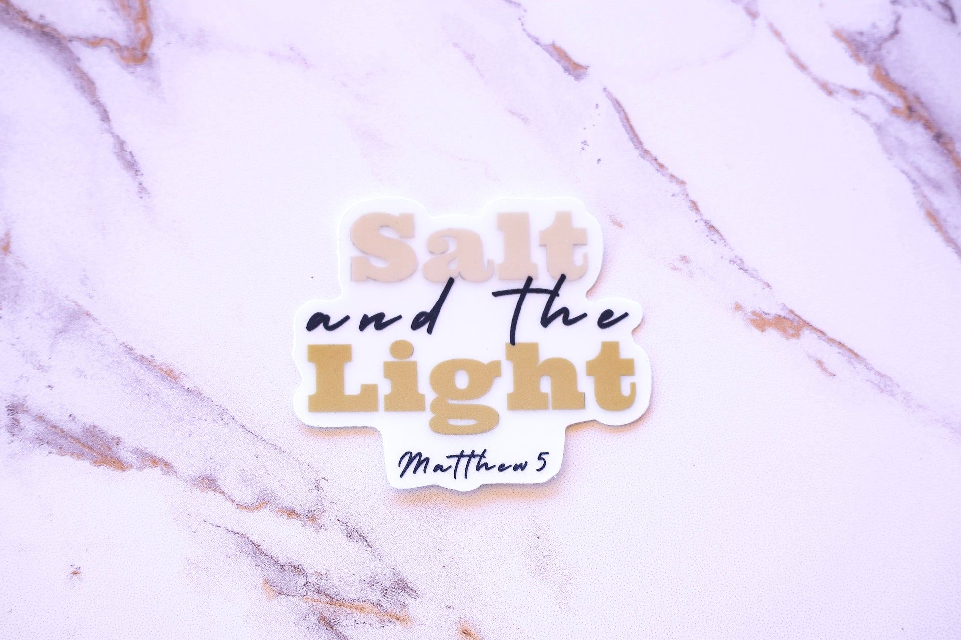 Salt & Light | Clear Sticker image 2