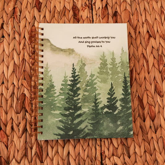 Large Spiral Bound Notebook “Life In The Mountains” Series