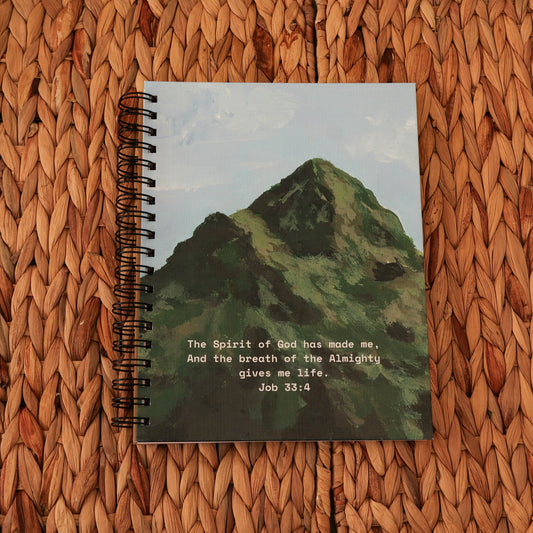 Large Spiral Bound Notebook “Life In The Mountains” Series