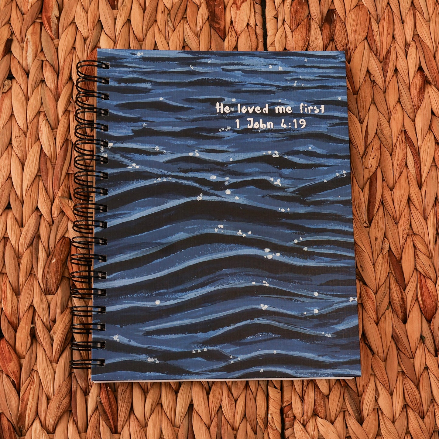 Large Spiral Bound Notebook “With Him” Cover Series