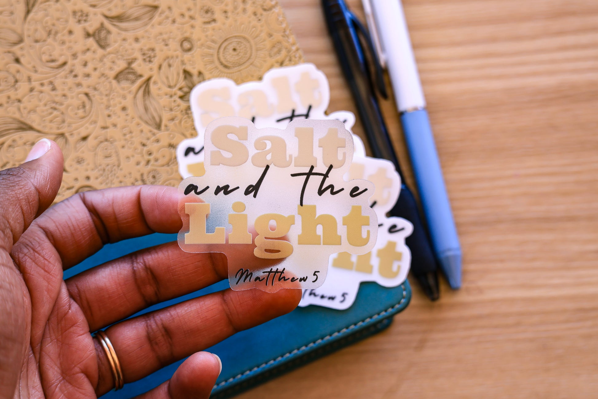 Salt & Light | Clear Sticker image 1