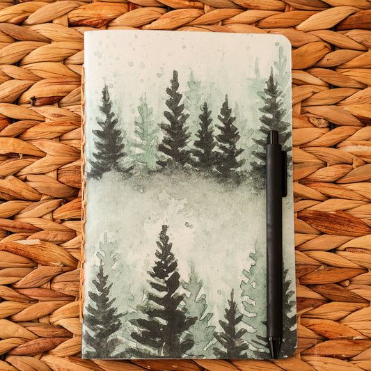 Large Softcover Notebook “With Him” Series