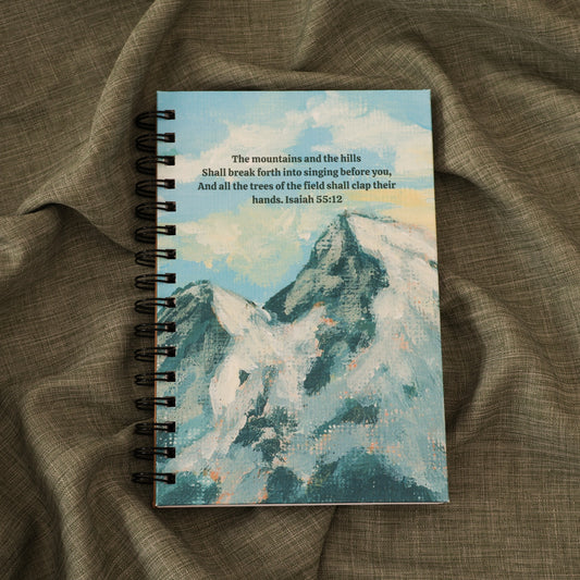 Md Spiral Bound Notebook “Life in the Mountains” Series
