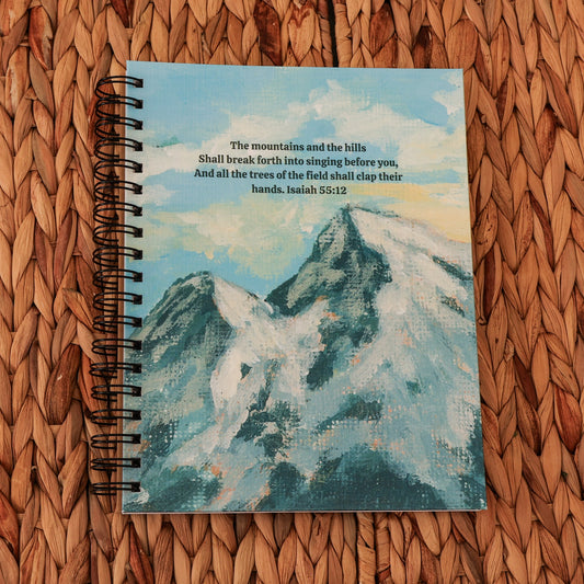 Large Spiral Bound Notebook “Life In The Mountains” Series