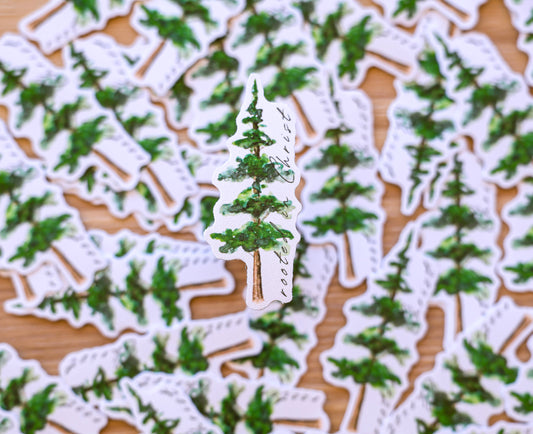 Rooted In Christ Mini Sticker image 0