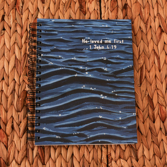 Large Spiral Bound Notebook “With Him” Cover Series