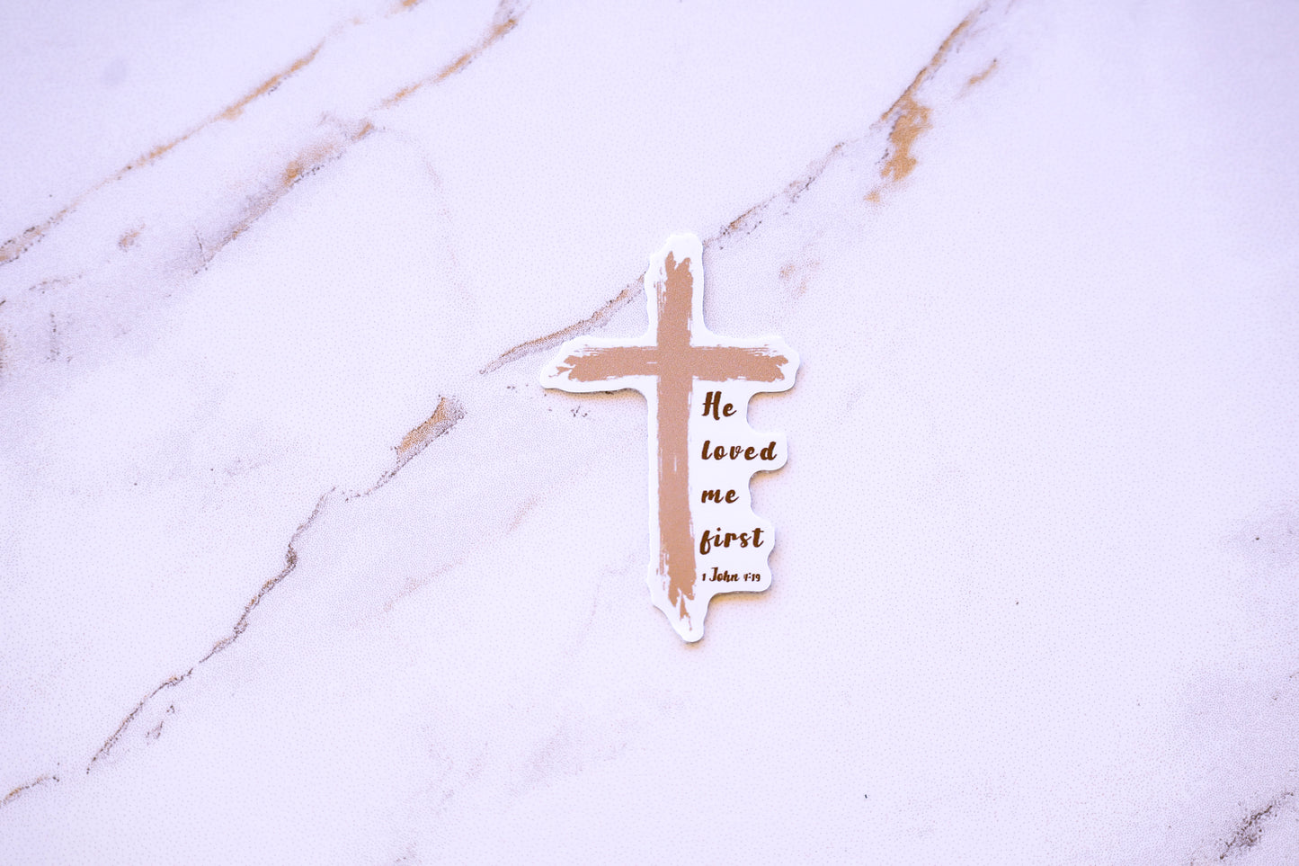 1 John 4:19 Mini Sticker image 1