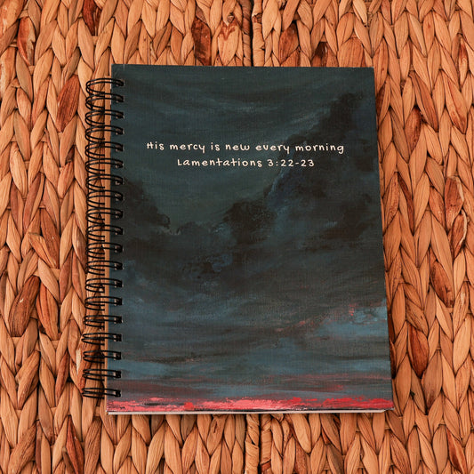 Large Spiral Bound Notebook “With Him” Cover Series