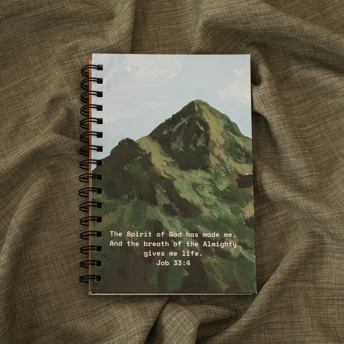 Md Spiral Bound Notebook “Life in the Mountains” Series