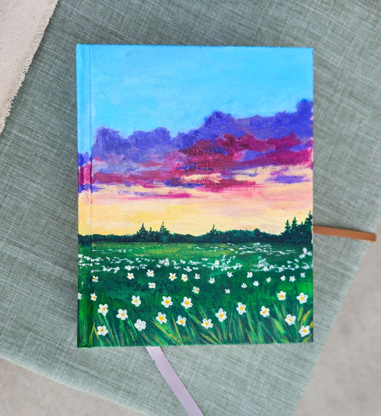 Hand Painted Bible