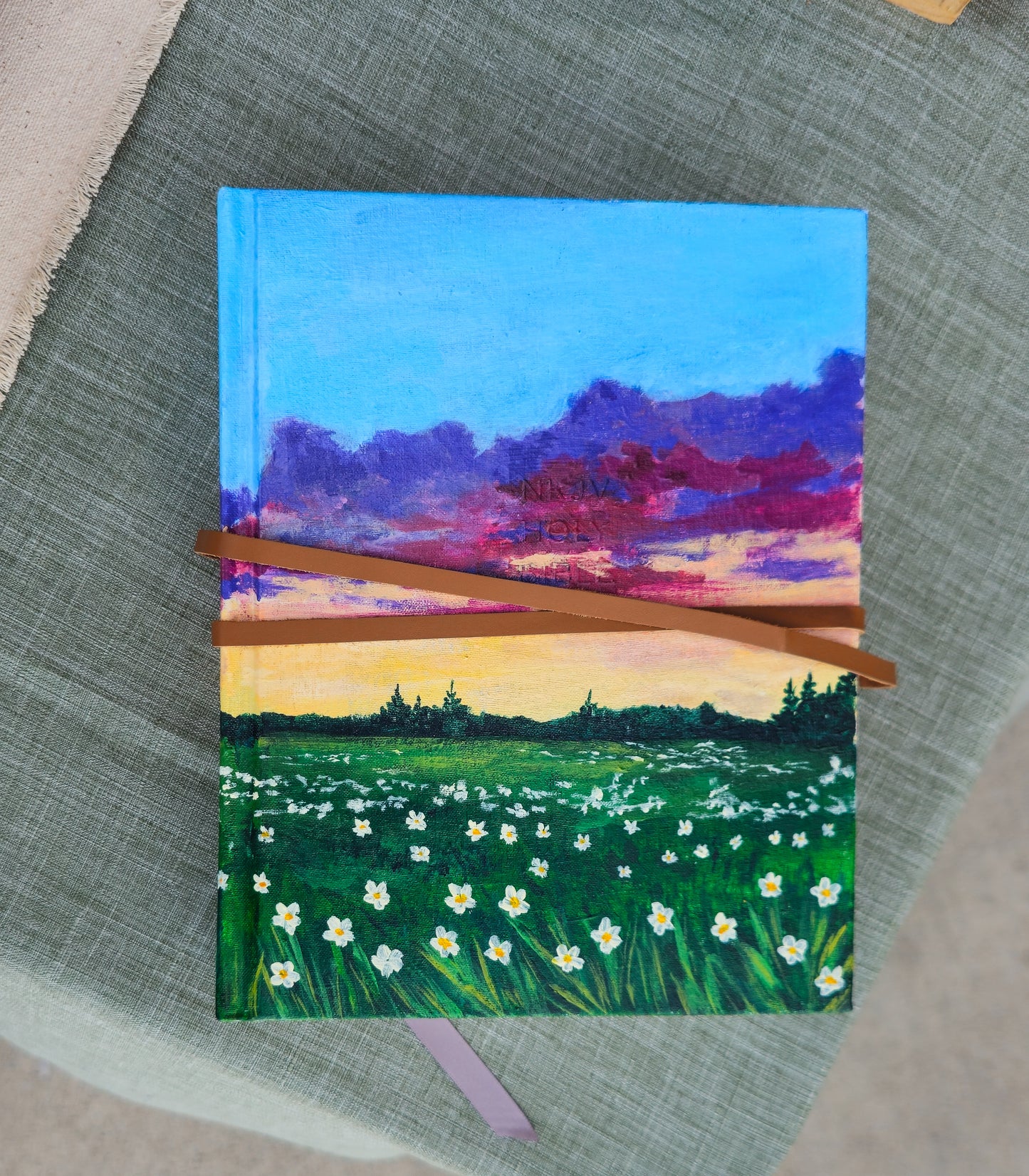 Hand Painted Bible